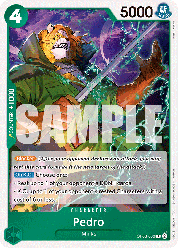Pedro OP08-030 One Piece card