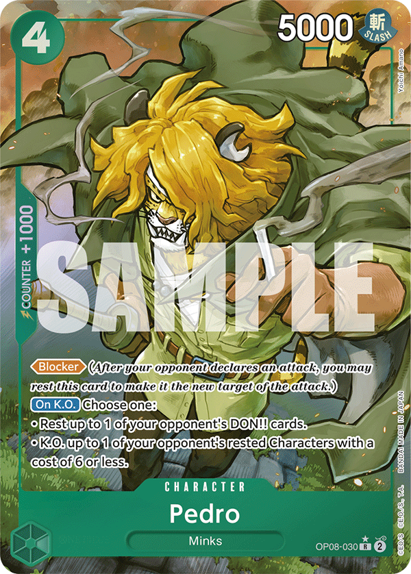 Pedro (Parallel) OP08-030 One Piece card