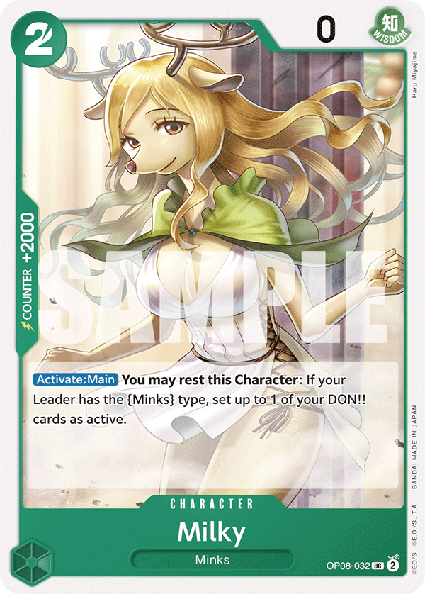 Milky OP08-032 One Piece card