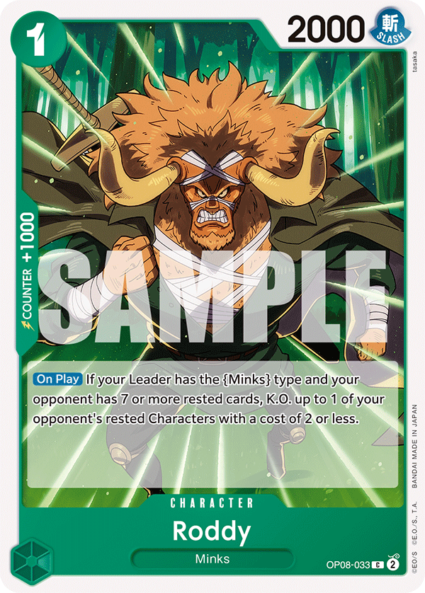 Roddy OP08-033 One Piece card