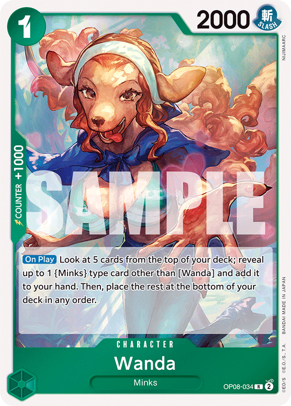 Wanda OP08-034 One Piece card