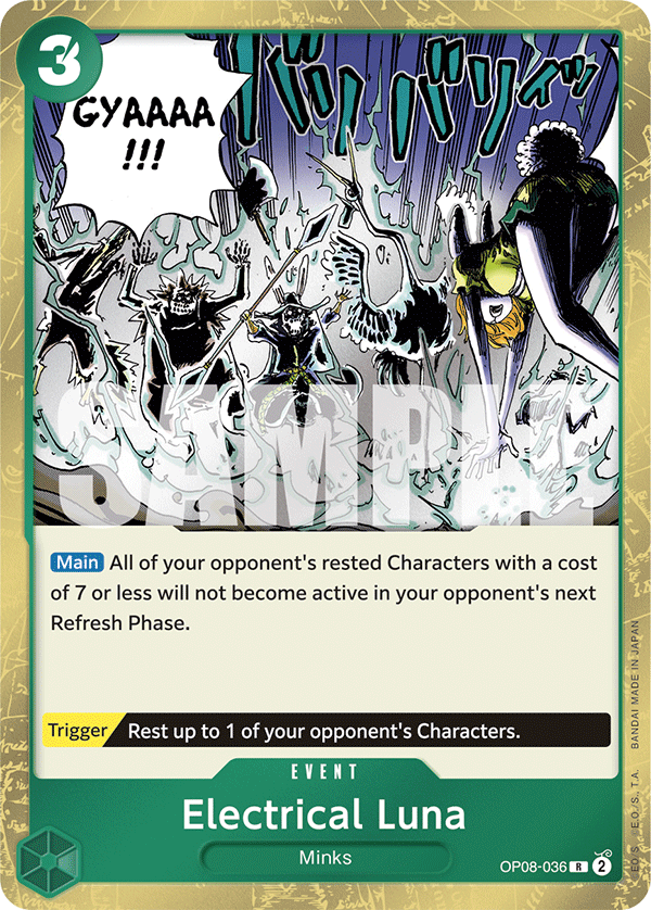 Electrical Luna OP08-036 One Piece card