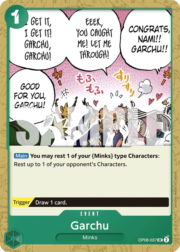 Garchu OP08-037 One Piece card