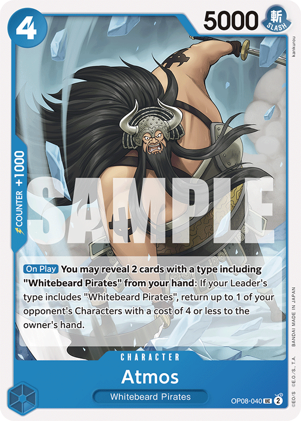 Atmos OP08-040 One Piece card