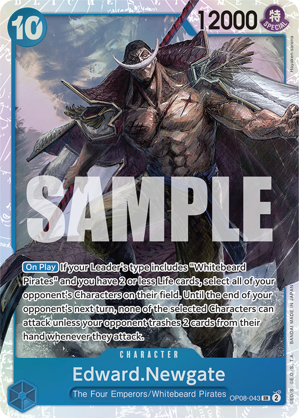 Edward.Newgate OP08-043 One Piece card