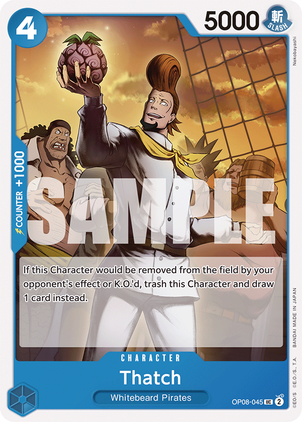 Thatch OP08-045 One Piece card