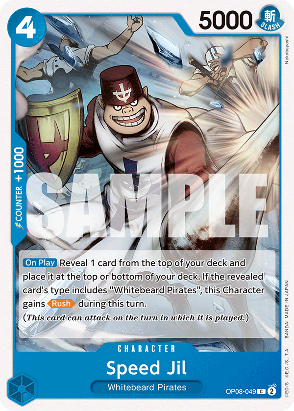 Speed Jil OP08-049 One Piece card