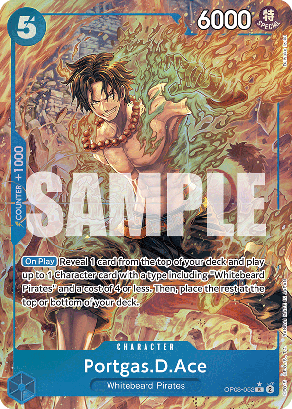 Portgas.D.Ace (Parallel) OP08-052 One Piece card