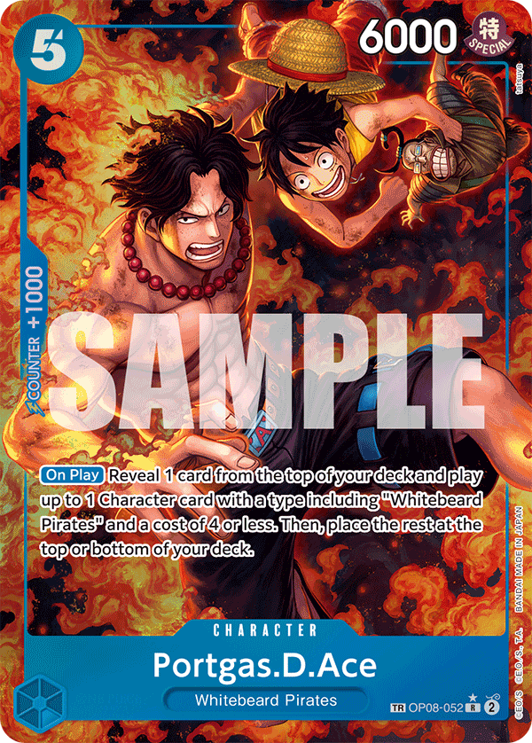 Portgas.D.Ace (TR) OP08-052 One Piece card