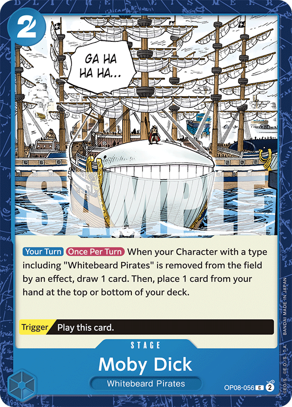 Moby Dick OP08-056 One Piece card