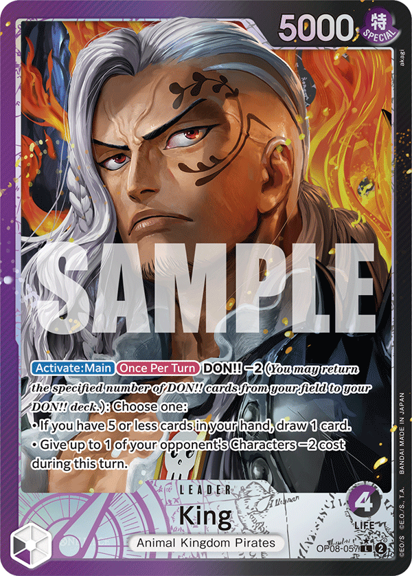 King (057) (Parallel) OP08-057 One Piece card