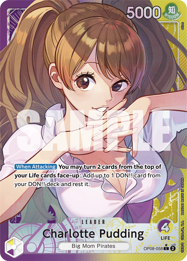 Charlotte Pudding (058) (Parallel) OP08-058 One Piece card