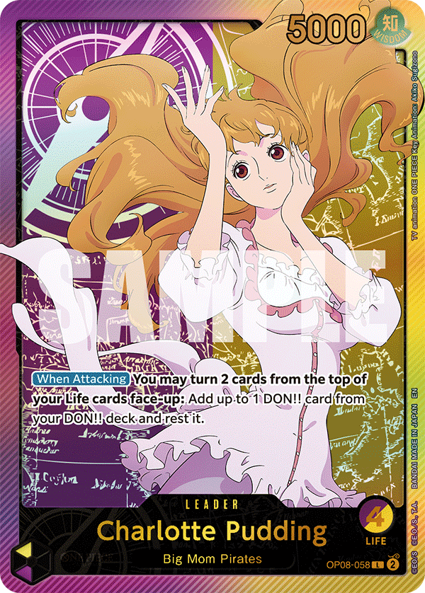 Charlotte Pudding (SPR) OP08-058 One Piece card