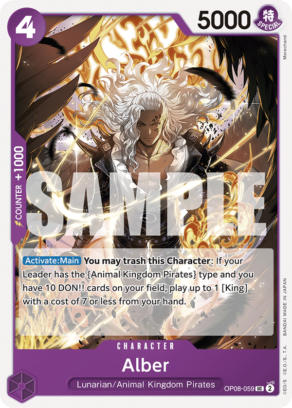 Alber OP08-059 One Piece card