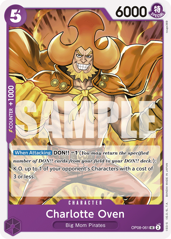 Charlotte Oven OP08-061 One Piece card