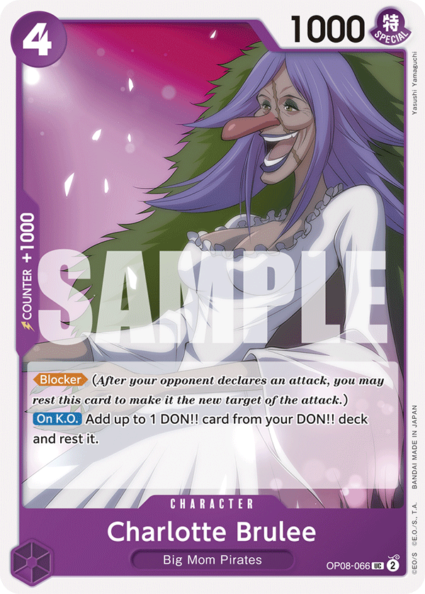 Charlotte Brulee OP08-066 One Piece card