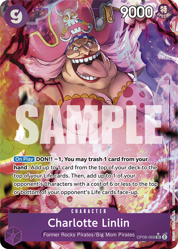 Charlotte Linlin (Parallel) OP08-069 One Piece card