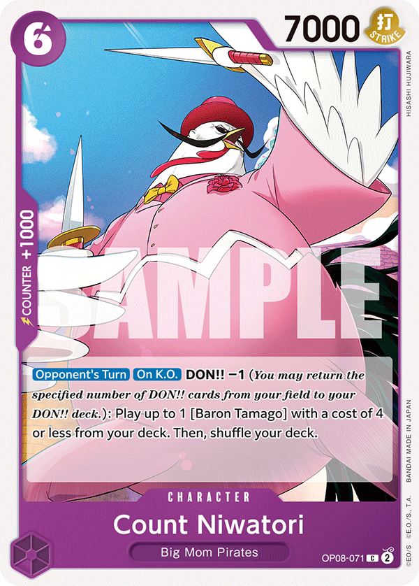 Count Niwatori OP08-071 One Piece card