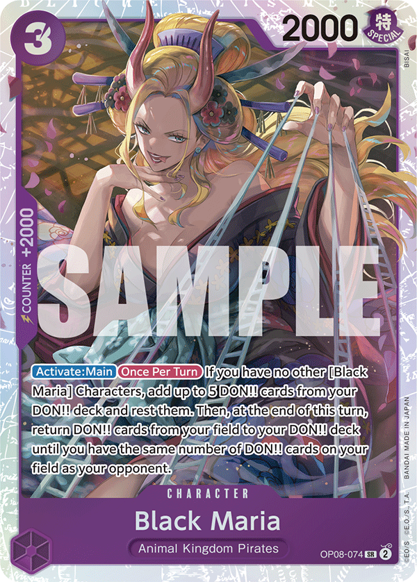 Black Maria OP08-074 One Piece card
