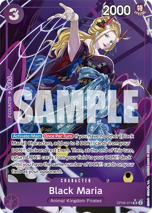 Black Maria (Parallel) OP08-074 One Piece card