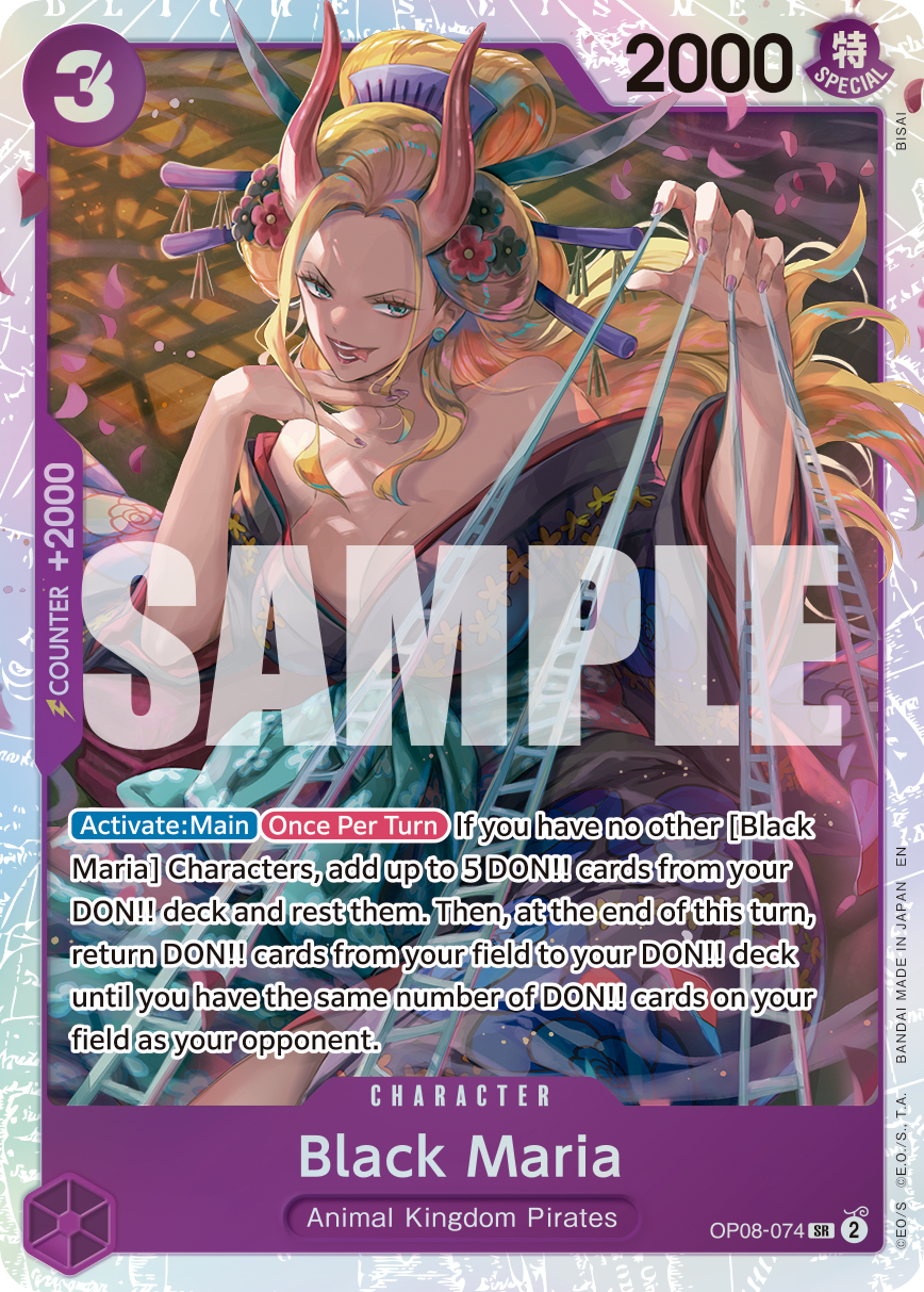 Black Maria (Reprint) OP08-074 One Piece card