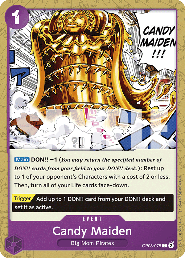 Candy Maiden OP08-075 One Piece card