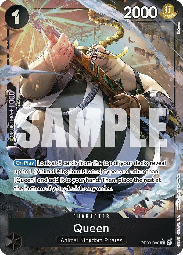 Queen (Parallel) OP08-080 One Piece card