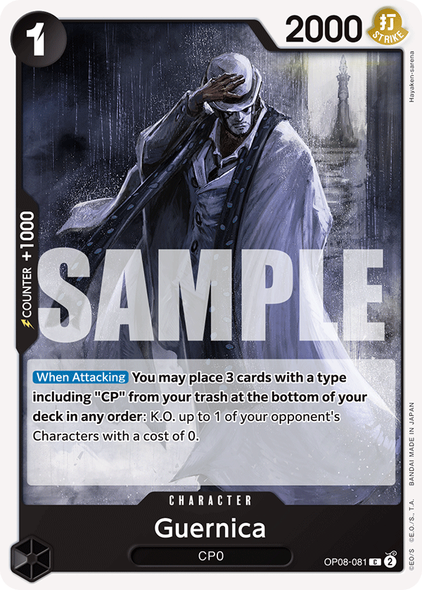 Guernica OP08-081 One Piece card