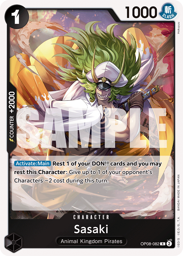 Sasaki OP08-082 One Piece card