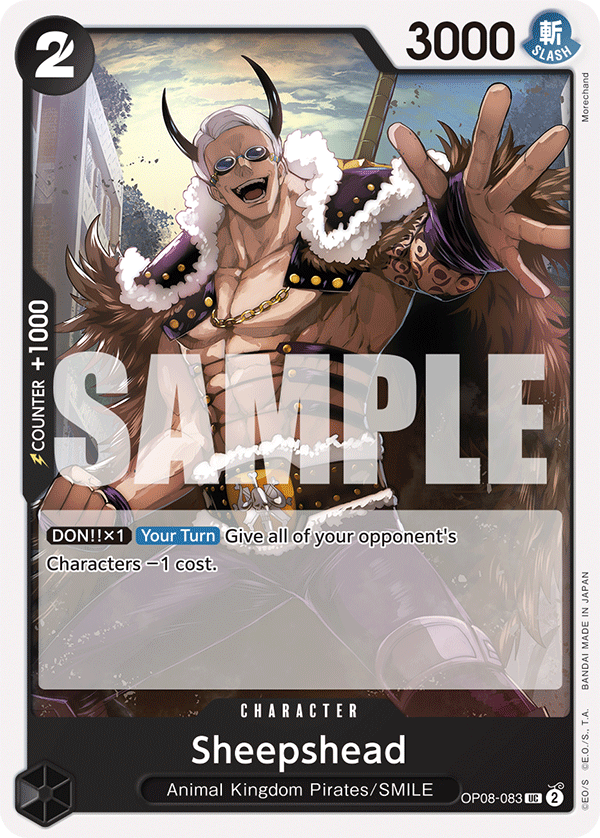 Sheepshead OP08-083 One Piece card