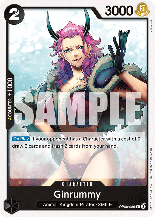 Ginrummy OP08-086 One Piece card