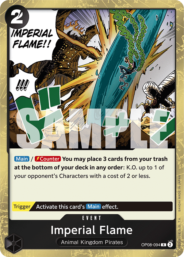Imperial Flame OP08-094 One Piece card