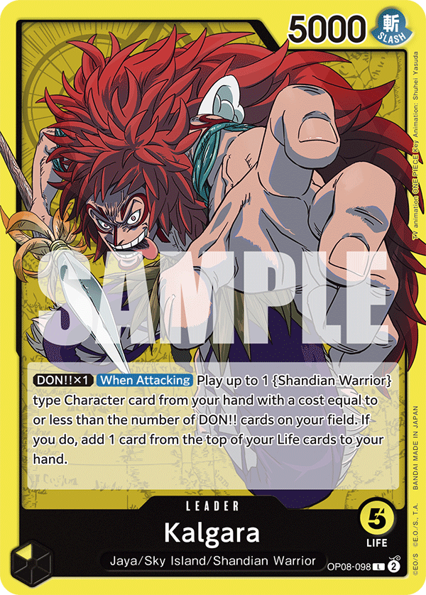 Kalgara (098) OP08-098 One Piece card