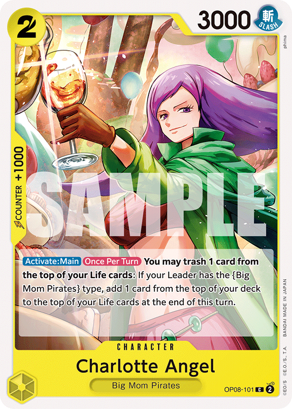 Charlotte Angel OP08-101 One Piece card