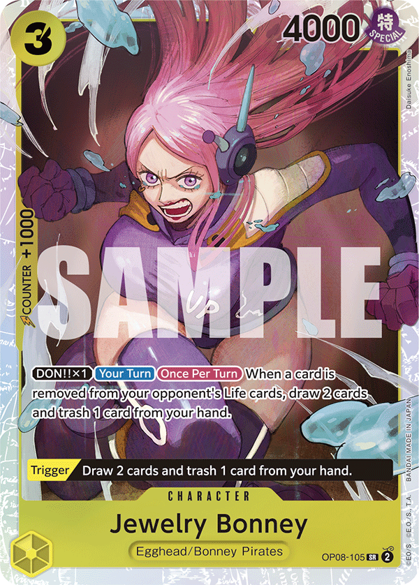 Jewelry Bonney OP08-105 One Piece card