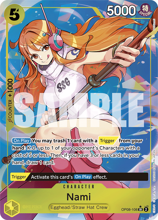 Nami (Parallel) OP08-106 One Piece card
