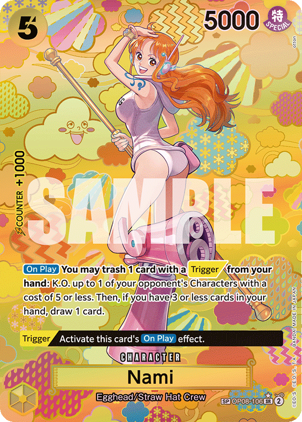 Nami (SP) OP08-106 One Piece card