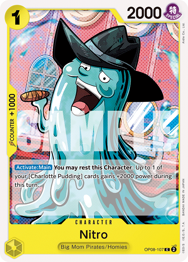 Nitro OP08-107 One Piece card