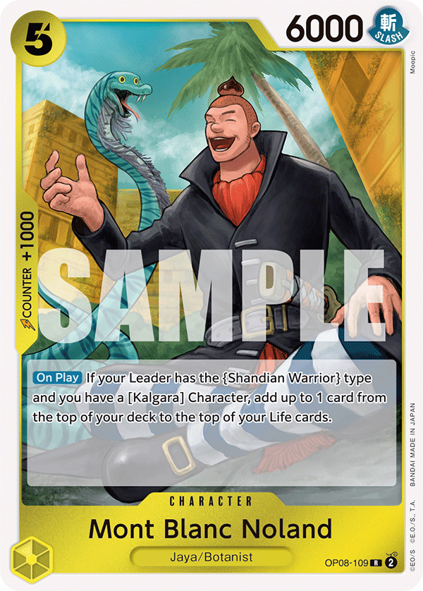 Mont Blanc Noland OP08-109 One Piece card