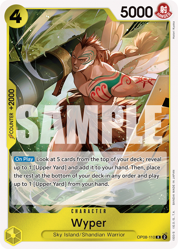 Wyper OP08-110 One Piece card