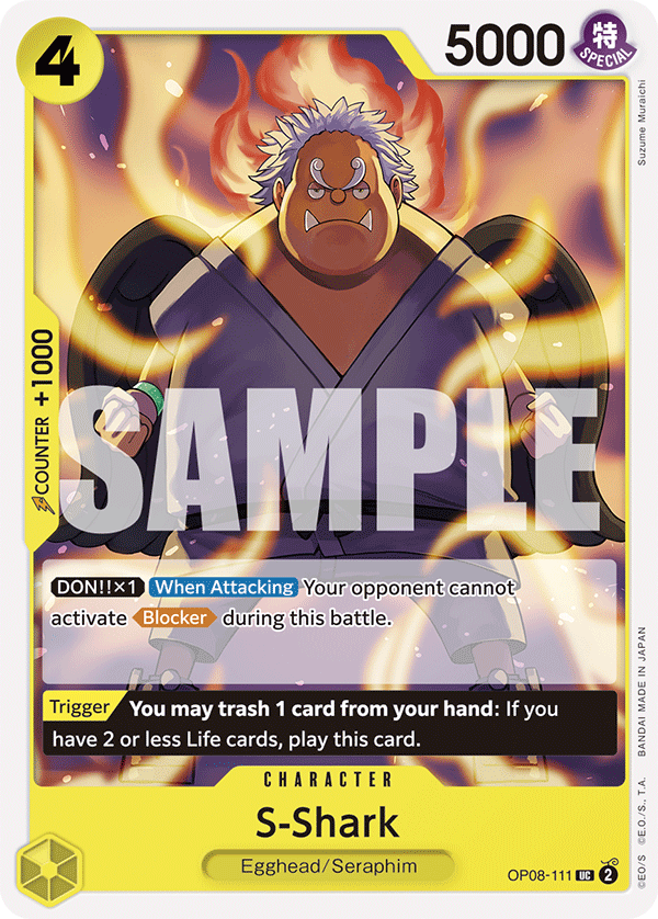 S-Shark OP08-111 One Piece card