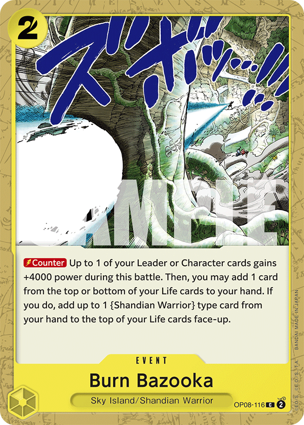 Burn Bazooka OP08-116 One Piece card