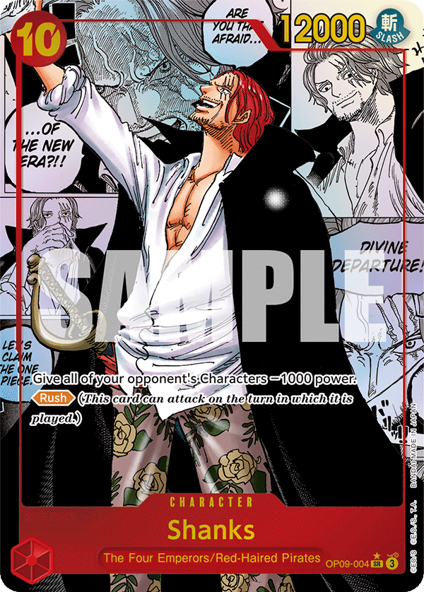 Shanks (004) (Manga) OP09-004 One Piece card
