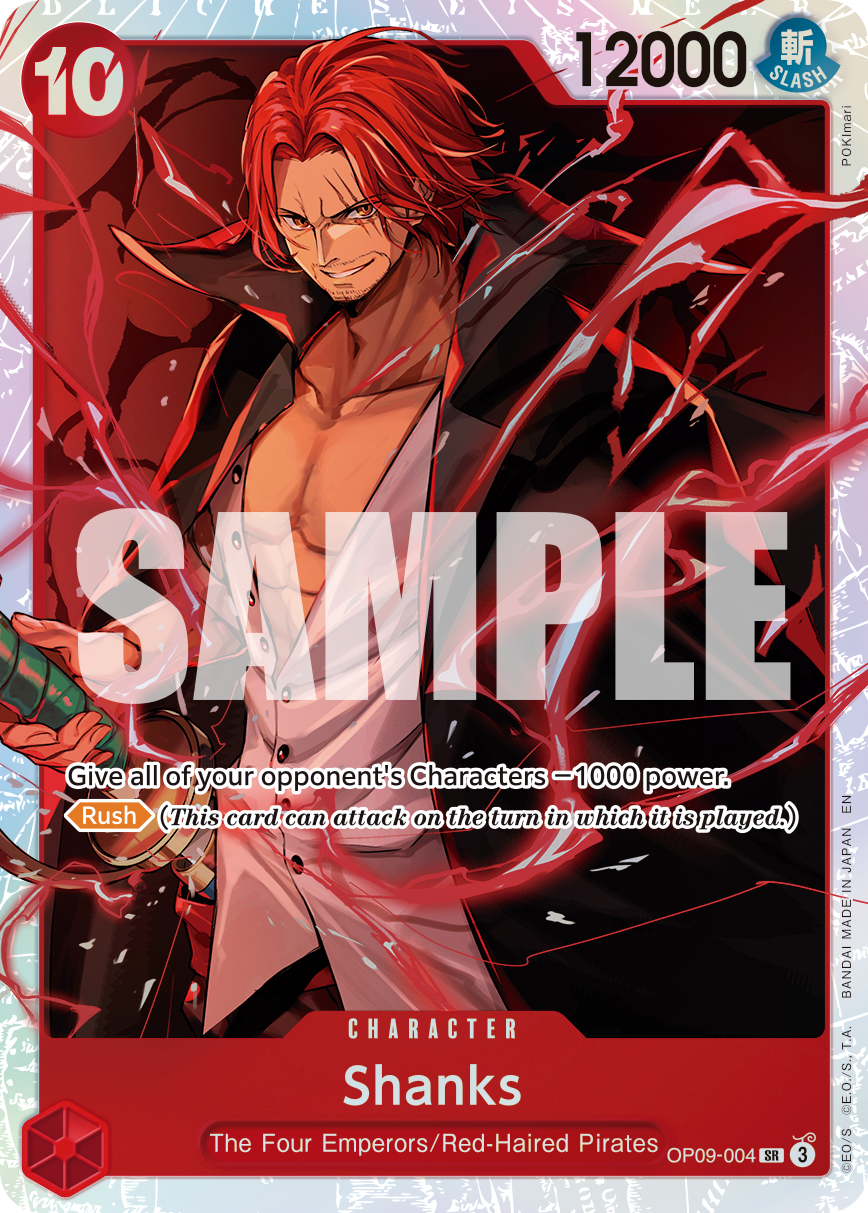 Shanks - OP09-004 (Reprint) OP09-004 One Piece card