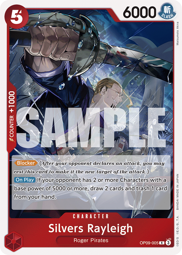 Silvers Rayleigh OP09-005 One Piece card