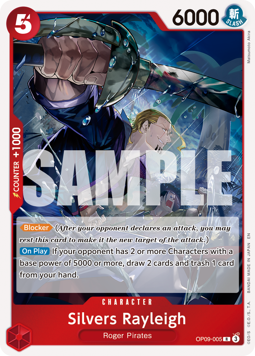Silvers Rayleigh - OP09-005 (Reprint) OP09-005 One Piece card