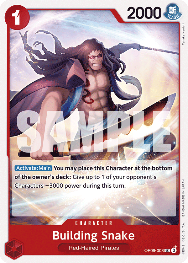Building Snake OP09-008 One Piece card