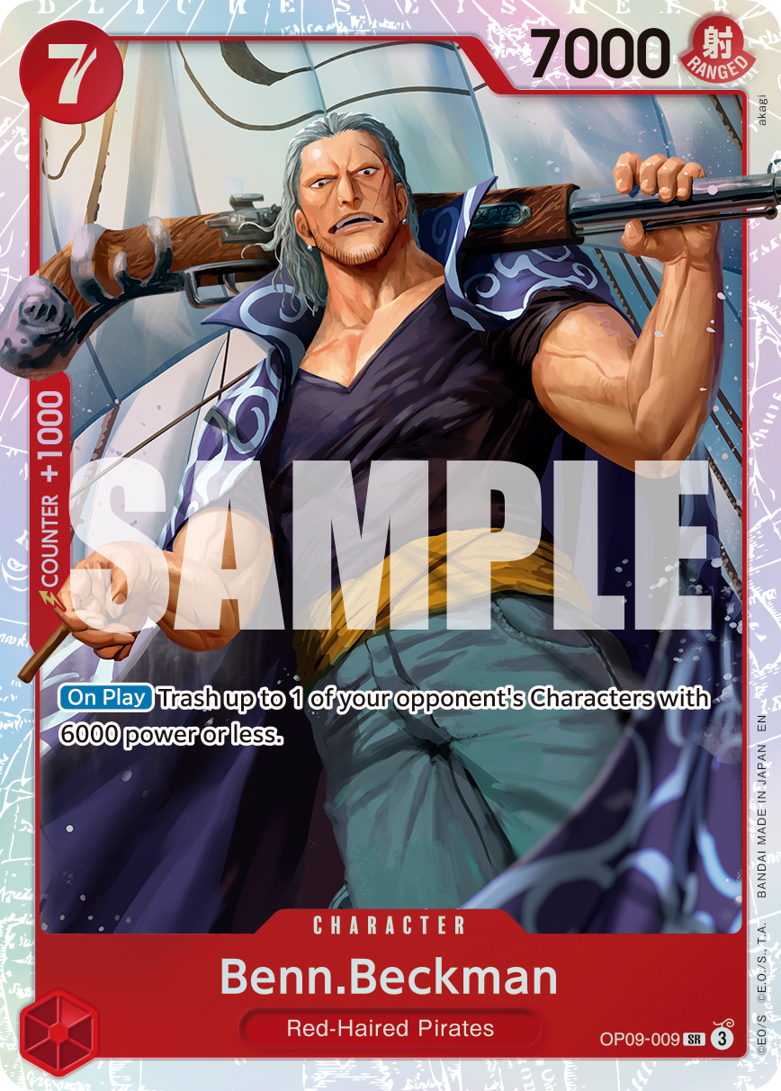 Benn.Beckman (Reprint) OP09-009 One Piece card