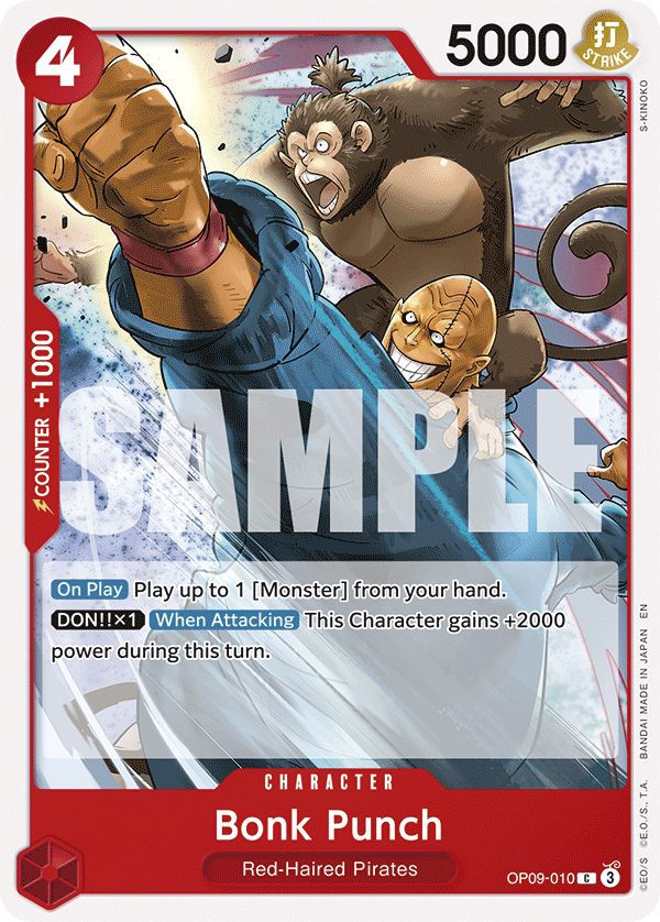 Bonk Punch (Reprint) OP09-010 One Piece card