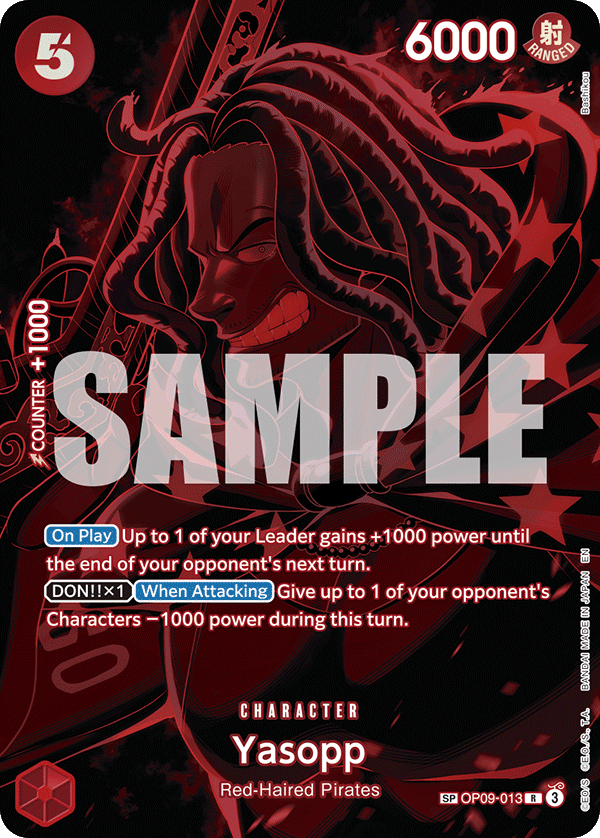 Yasopp (SP) OP09-013 One Piece card